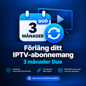 Förlängning 3 månader – Duo
