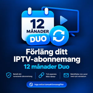 Förlängning 12 månader – Duo