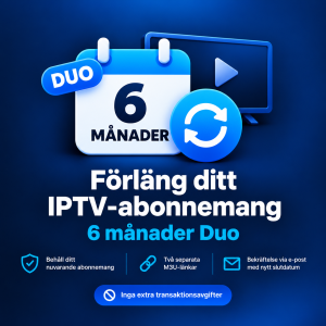 Förlängning 6 månader – Duo