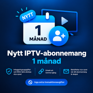 Nytt abonnemang 1 månad